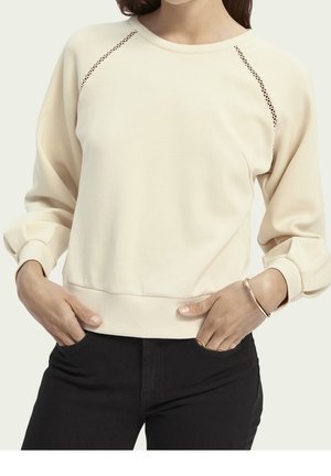 Sweatshirt - beige