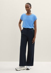 TOM TAILOR DENIM FLUENT TEE - Základné tričko - sicilian blue