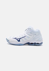 Unselected, white/blue