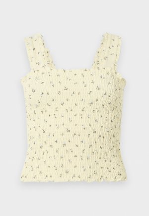 Pieces, PCBETTY SMOCK  - Felső - french vanilla
