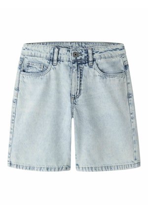 Jeansshort - light blue bleached denim
