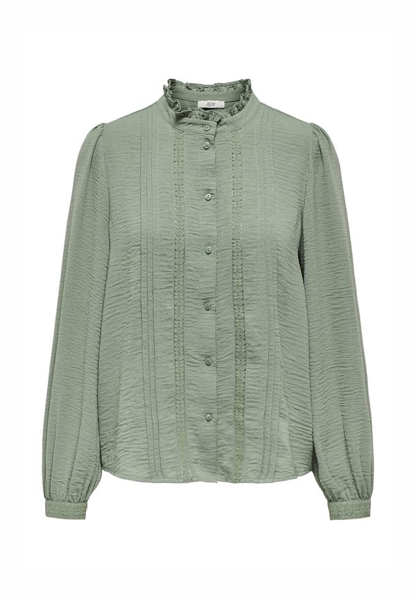 JDYELLIS SHIRT - Hemdbluse - dunkelgrün