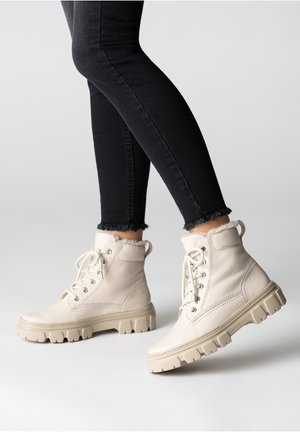 Paul Green Bottines à lacets - beige