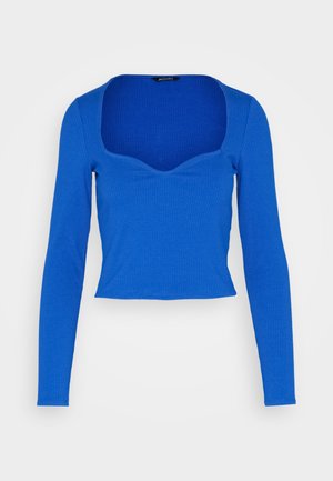 Monki Μπλούζα με μακριά μανίκια - blue bright solid