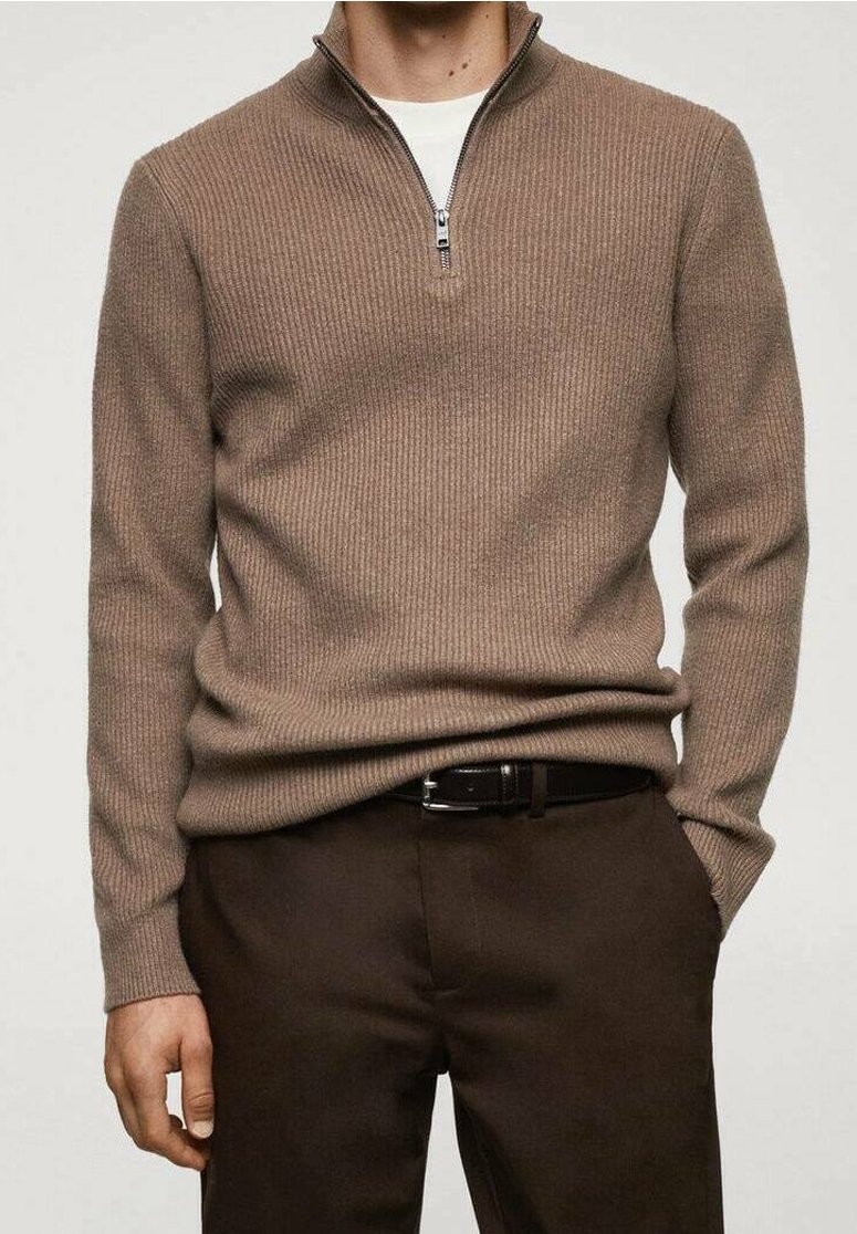 Mango Strickpullover - sand