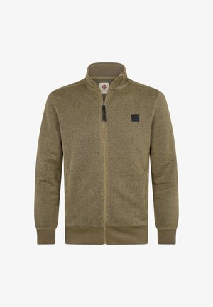 Petrol Industries, FRENCH TERRY ZIP SWEATER FORGELINE - Strickjacke - oak