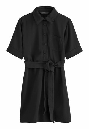 TALL FIT MINI TIE WAIST  - Kreklkleita - black