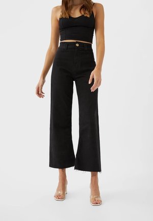 Flared Jeans - black