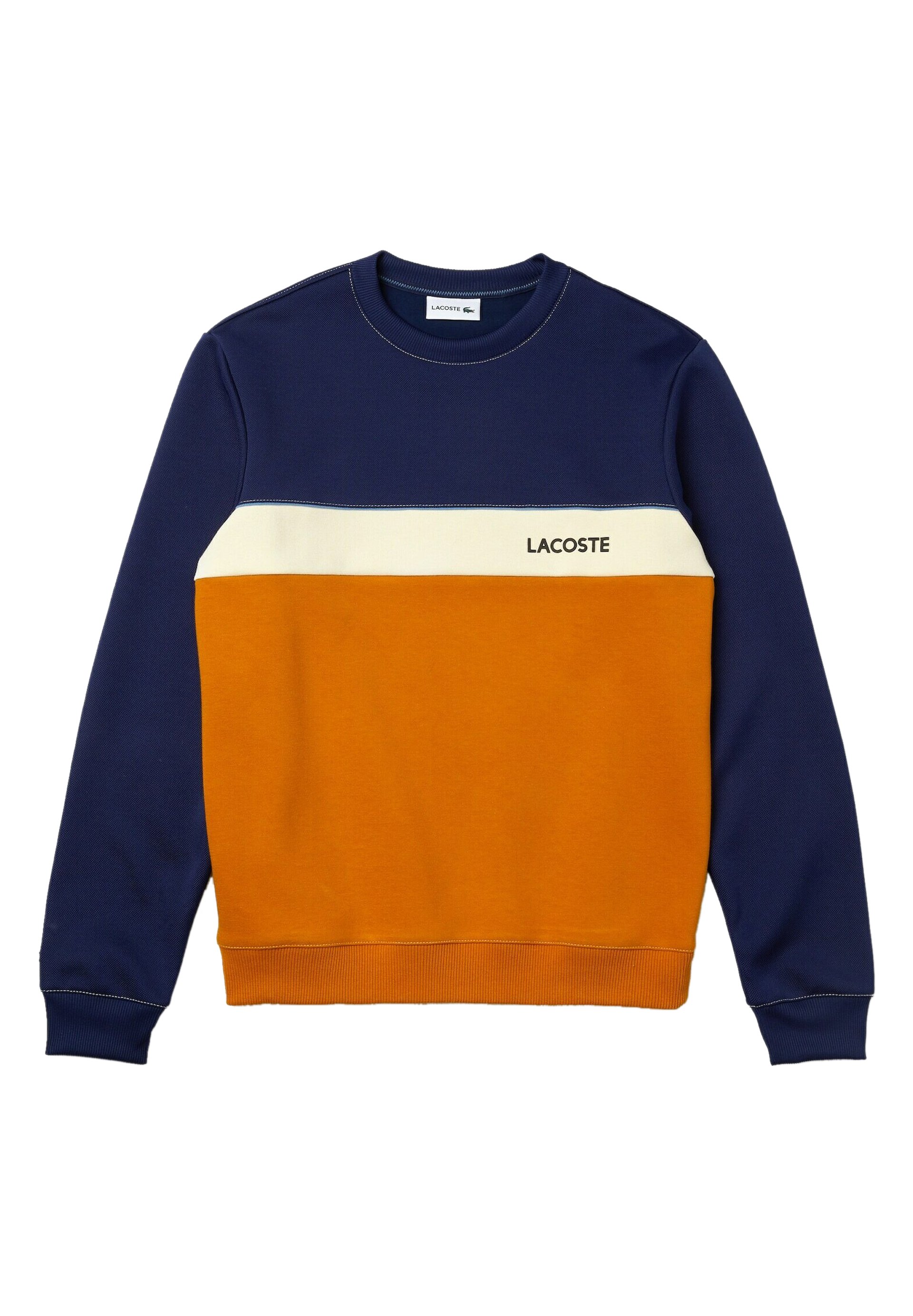 Lacoste Sweatshirt - blau orange beige 