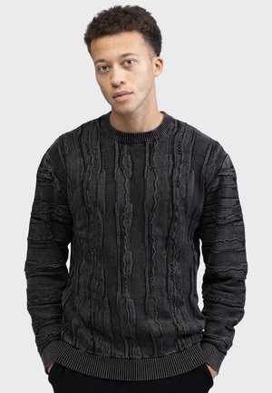 JAMIE BOXY - Strikkegenser - black