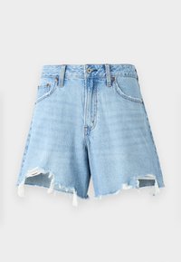 Curve Love High Rise Loose Short - Džinsiniai šortai - blue denim