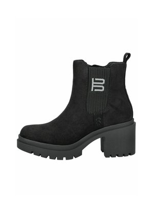 Platform ankle boots - black   black