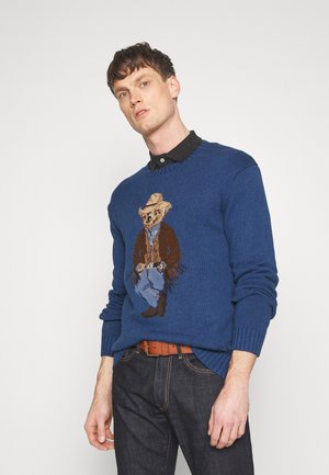 POLO BEAR COTTON SWEATER - Pullover - rustic navy heather