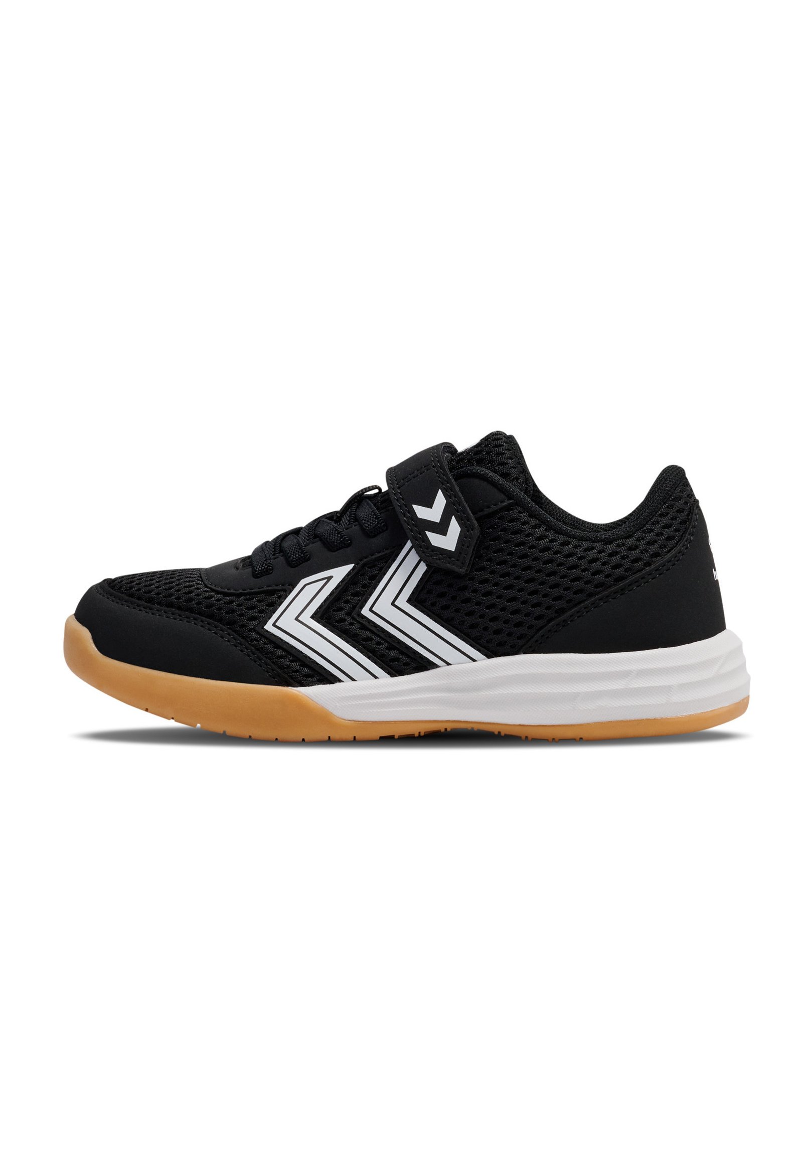 hummel MULTIPLAY Flex VC JR Sneaker, Blauw/Wit, 0 UK, Blauw wit, 0