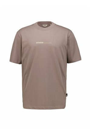 CHASIN', CHASIN' BASIC T-SHIRT RECO - T-shirt print - brown