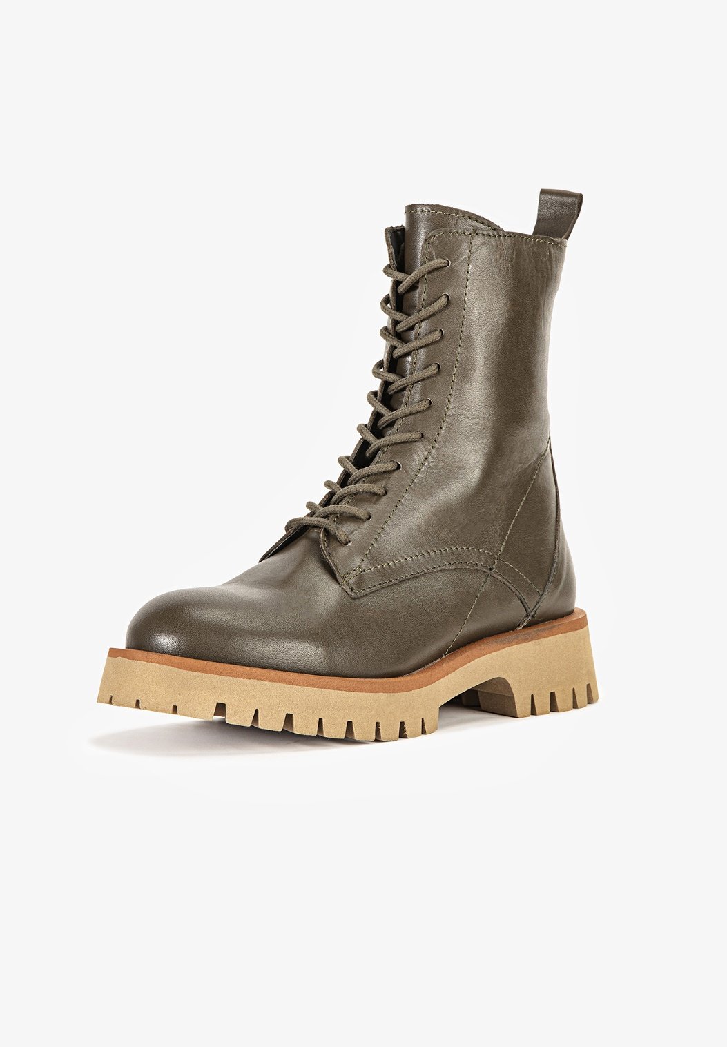 Inuovo Stivaletti stringati - khaki khk/cachi - Zalando