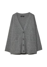 Strickjacke - dark grey