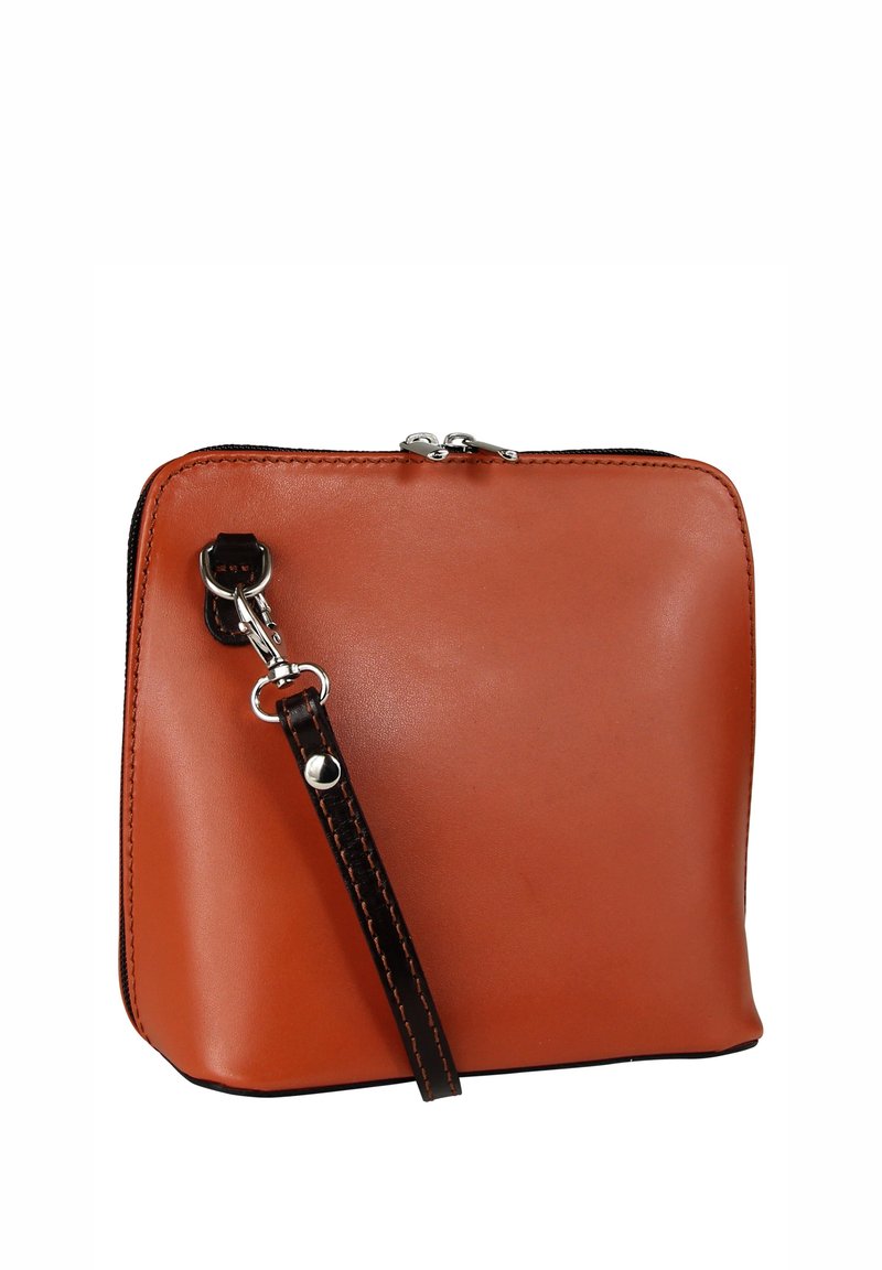 DrachenLeder Schoudertas - cognac braun