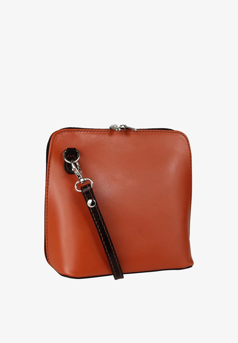 DrachenLeder Schoudertas - cognac braun