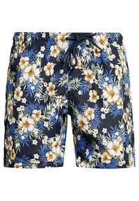 Urban Classics PATTERN - Badeshorts - tattoo aop/weiß - Zalando.ch