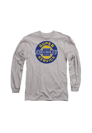 CHEVROLET CHEVY SUPER SERVICE - Long sleeved top - mottled light grey