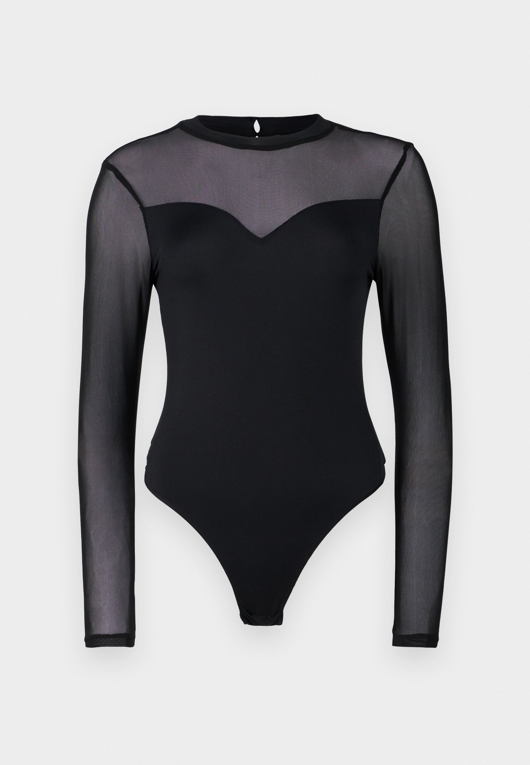 Pieces PCMILLY MESH BODYSTOCKING - Body - black/negru - Zalando.ro