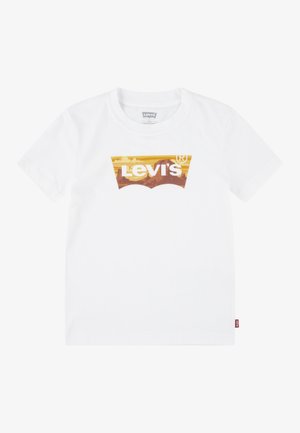 GOLDEN GLOW BATWING TEE - T-shirt imprimé - bright white