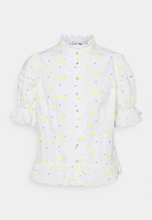 Button-down blouse - white