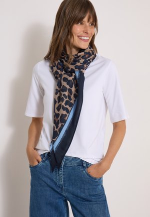 Cecil, DREIECKSTUCH MIT LEO-MUSTER - Foulard - creamy mocha