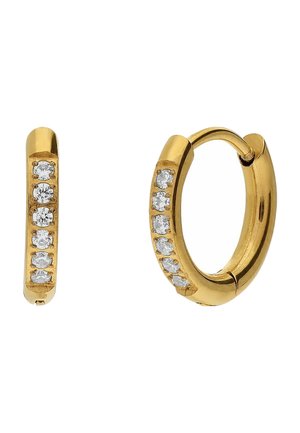 Lucardi, STATEMENT - Earrings - gold-coloured zirconia