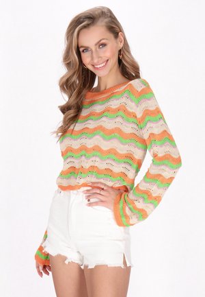 IZIA IZIA SWEATER - Neule - orange multicolor