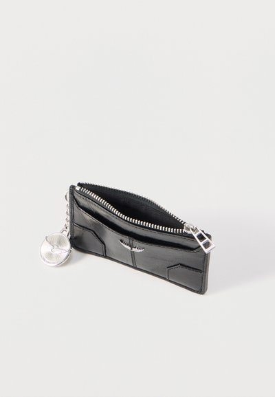 Zadig & Voltaire SUNNY CARD VINTAGE PATENT - Πορτοφόλι - black