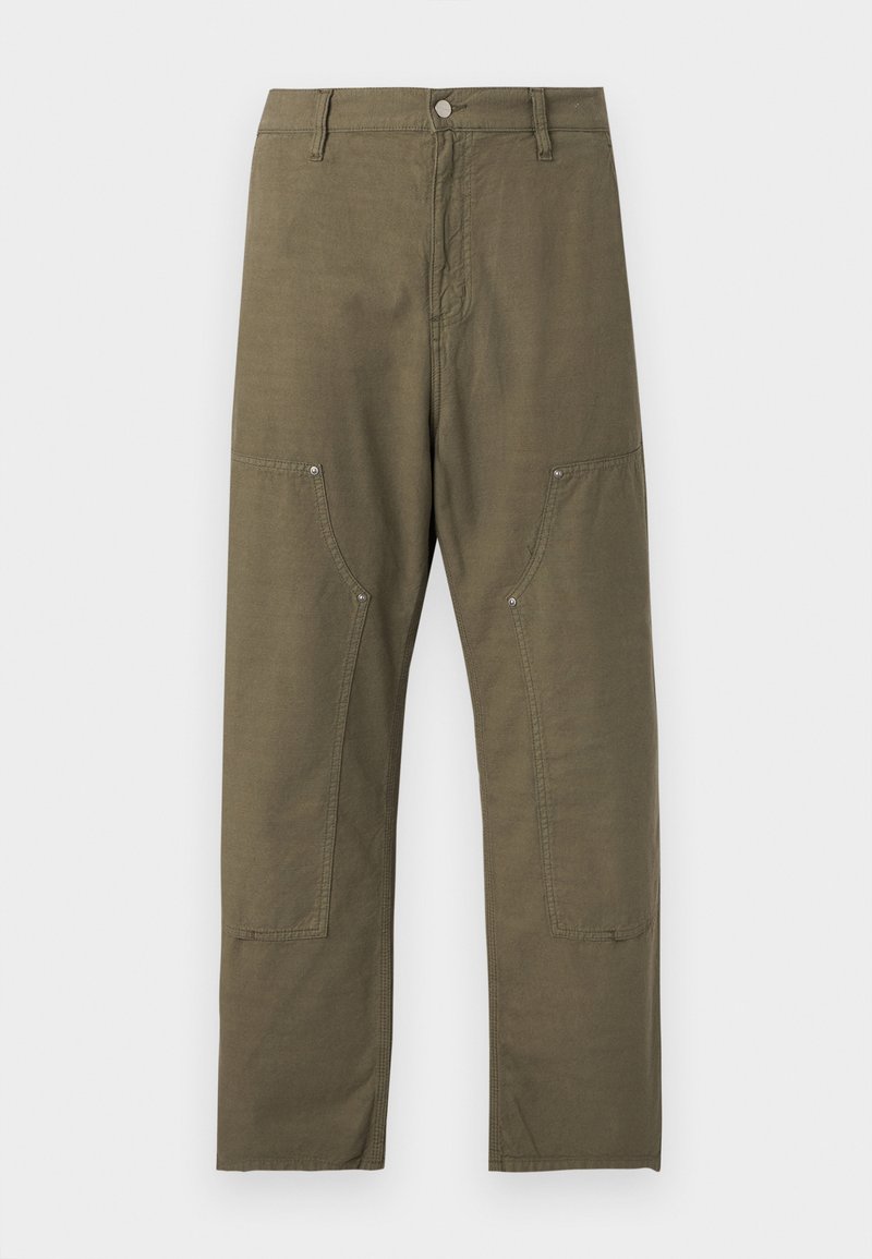 Carhartt WIP WALTER DOUBLE KNEE PANT LEON - Pantalones - leaf/verde ...