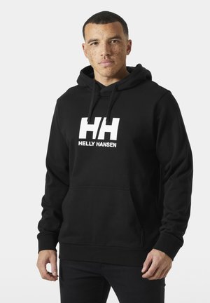 LOGO  - Jersey con capucha - black