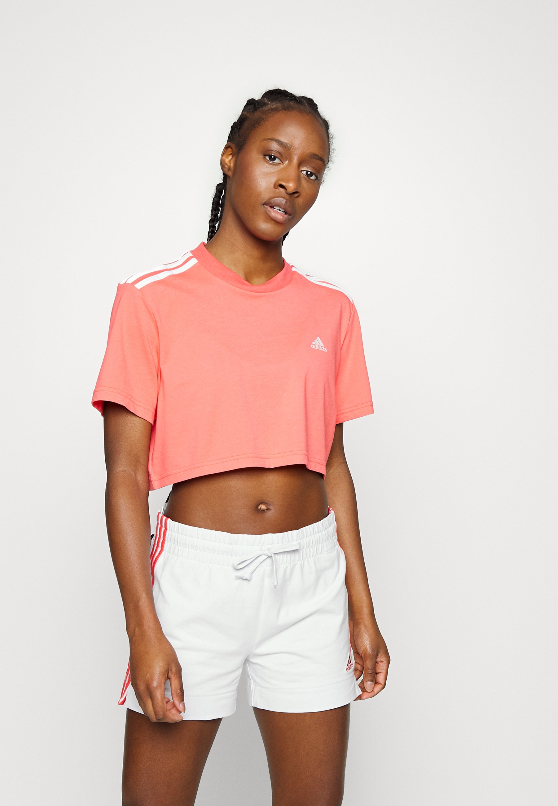 adidas Performance CROPPED TEE - Print 