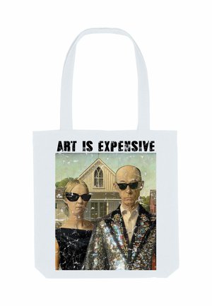EXPENSIVE AMERICAN PRINT - Cabas - white