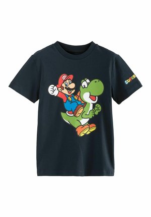 LICENSED SUPER MARIO-REGULAR FIT - Print T-shirt - navy