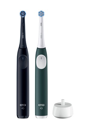 ORAL-B ELEKTRISCHE ZAHNBÜRSTE - IO 2 + 2. HANDSTÜCK - NIGHT BLACK/FOREST GREEN - Electric toothbrush - night black forest green