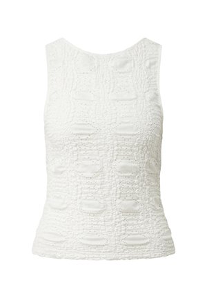 QS, T-SHIRT - Top - ecru