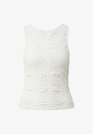 QS, T-SHIRT - Top - ecru