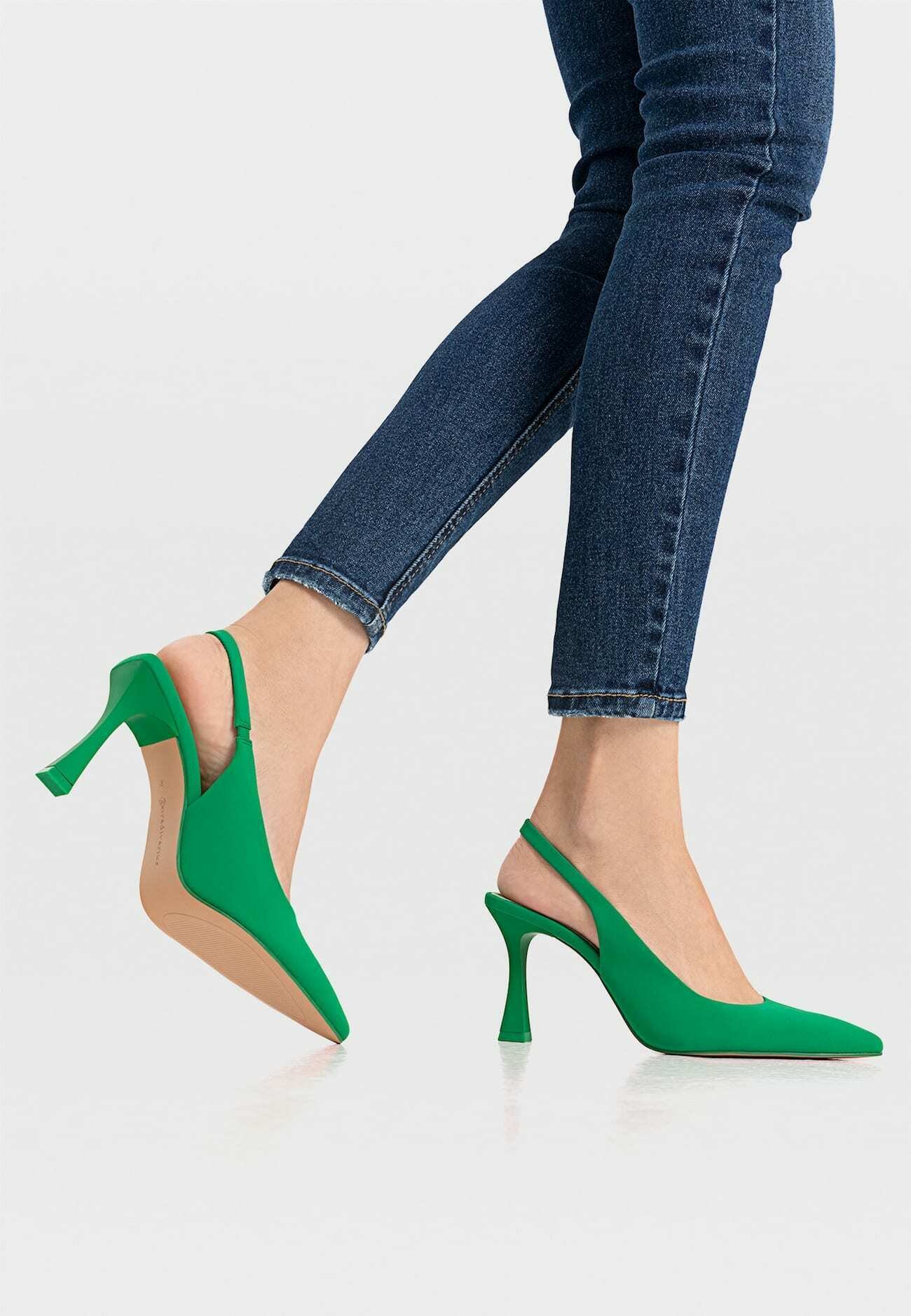 light green pumps