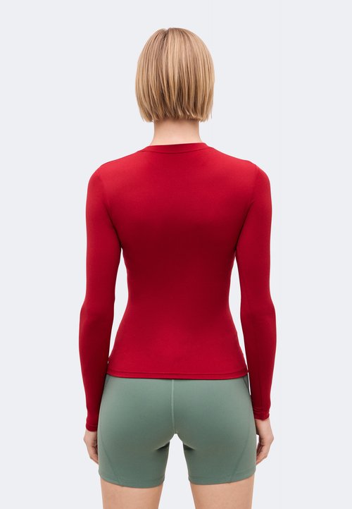 Nike ONE - Long-sleeved top - tough red/white — photo 3