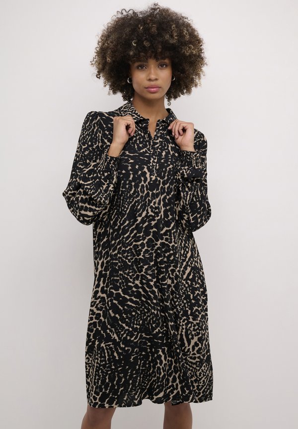 CUANDO ANDREA - Blusenkleid - leopard