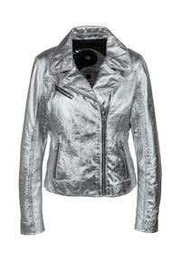 GLORY DAY - Giacca di pelle - silver