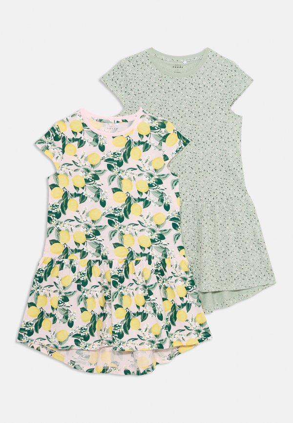 NKFVIGGA DRESS 2 PACK - Jersey dress - aqua gray