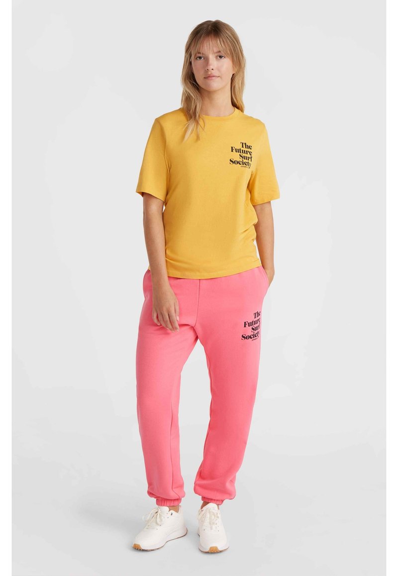 O’Neill T-shirt print geel