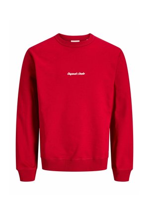 Jack & Jones, JORNORREBRO EMB SWEAT CREW NOOS - Sweater - rio red