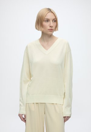 BOSS FREESLYN - Pullover - open beige