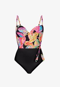 Wybrany, modelujący strój usztywniane miseczki kwiatowy wzór