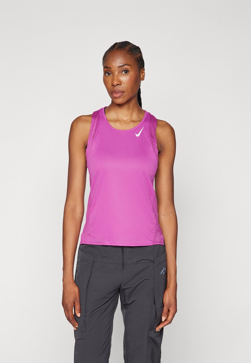 Nike Performance FAST TANK - Top - hot fuchsia/reflective silver